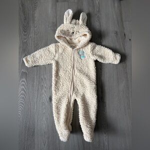 Baby Bunny Sherpa Bunting Suit 6M